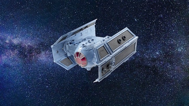 A cinematic shot of Din Djarin and Grogu in a high-tech starfighter, representing The Mandalorian and Grogu Release Date 2026 trends