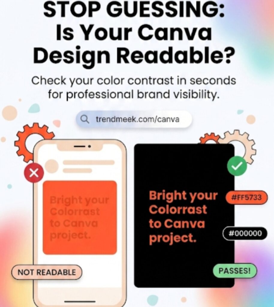 Color Contrast Checker for Canva